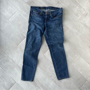 J.Crew Ankle Toothpick in Dark Wash